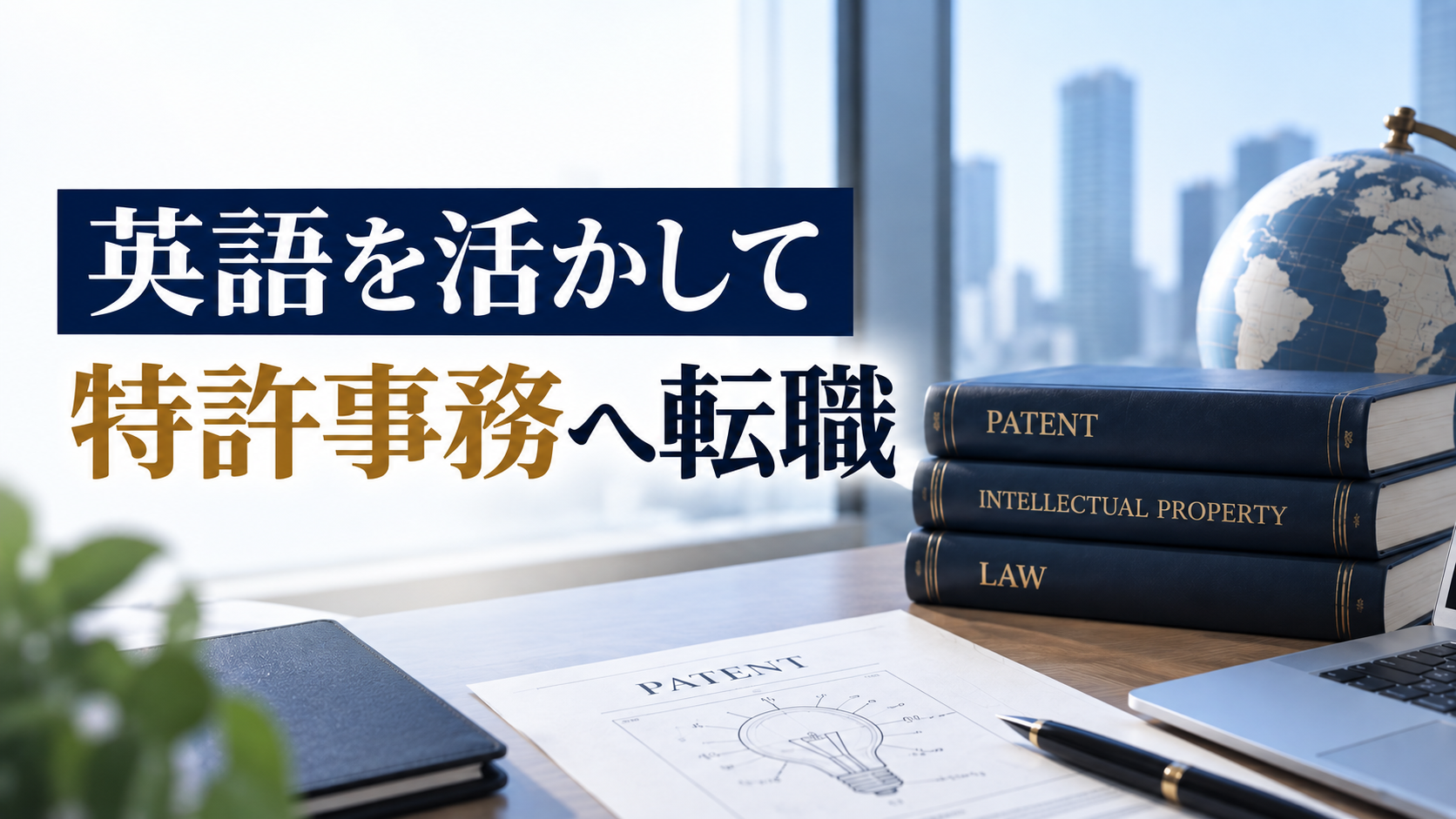 英語を活かせる特許事務へ転職｜必要な英語力と求人の選び方